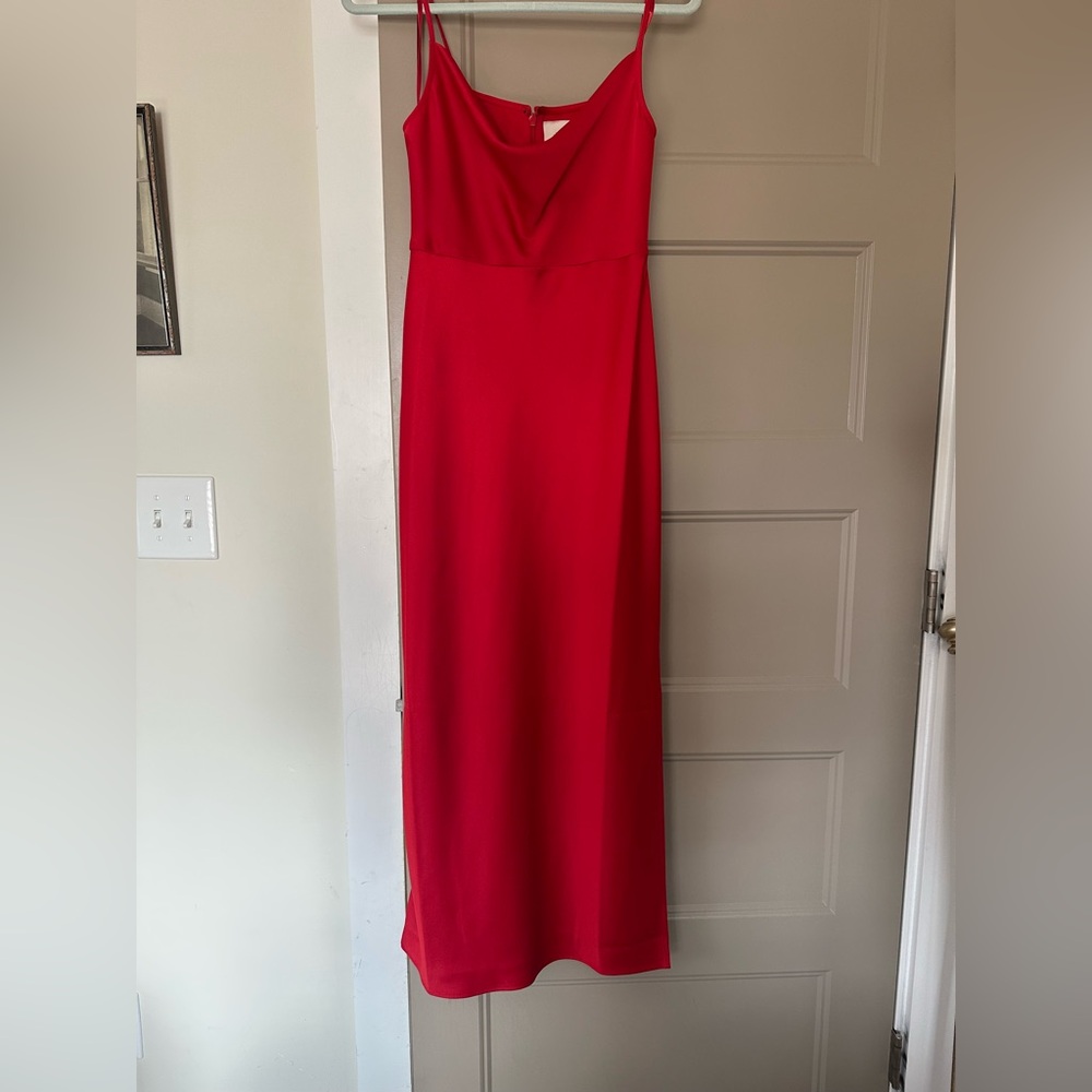 BHLDN Cherry Red Maxi Dress